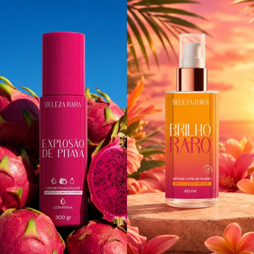 Kit Brilho Tropical - Explosão de Pitaya + Brilho Raro