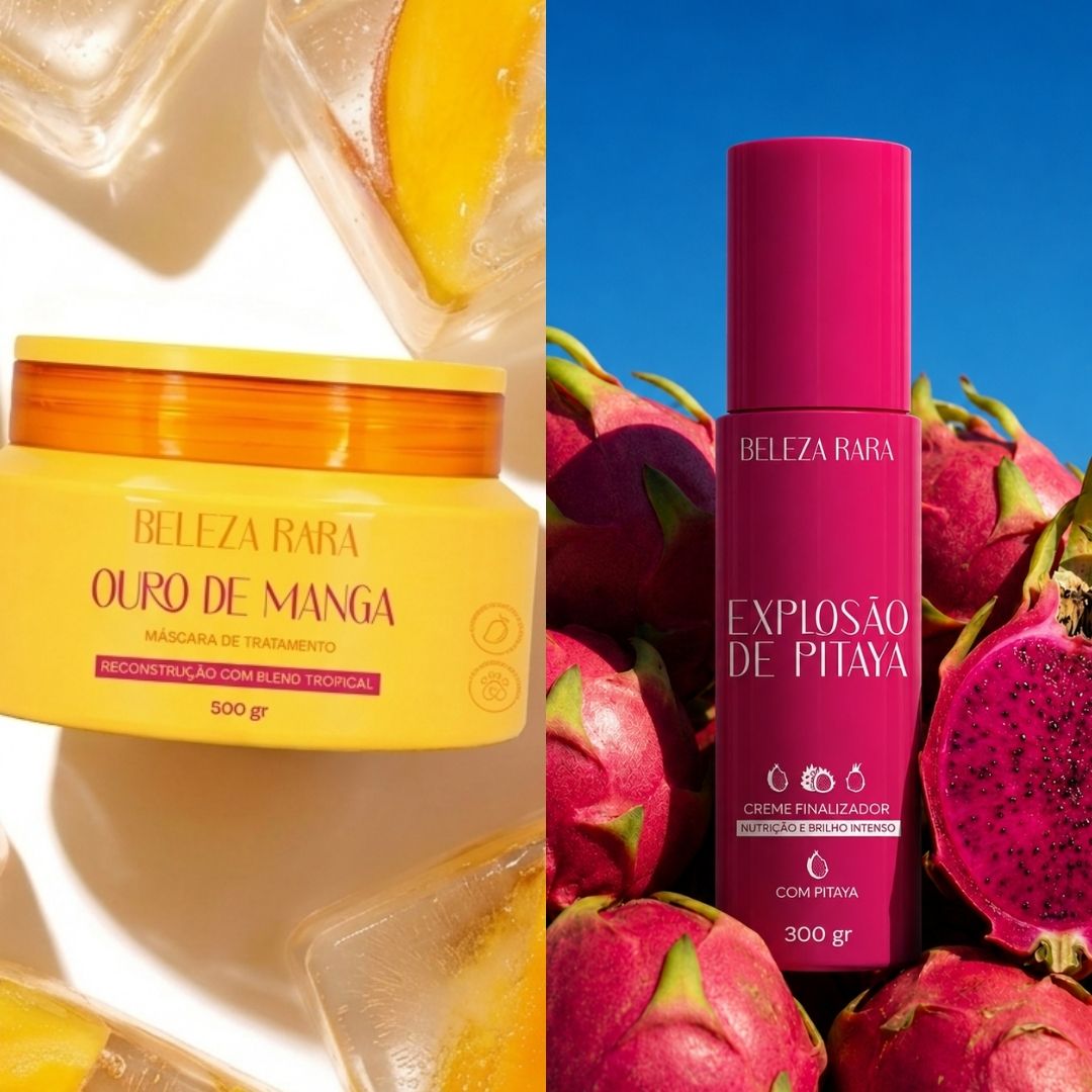 Kit Nutrição Tropical - Ouro de Manga + Explosão de Pitaya