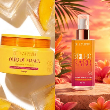 Kit Reconstrução com Brilho - Ouro de Manga + Brilho Raro