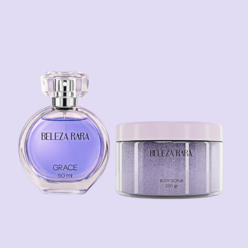 Kit Bloom Grace - Perfume + Body Scrub - FRETE GRÁTIS - 10X DE 18,00